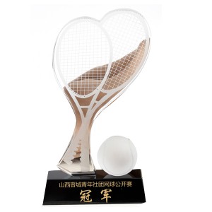 网球球赛事水晶奖杯