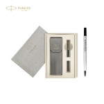 PARKER 派克威雅XL经典黑金夹宝珠笔+笔袋礼盒套装